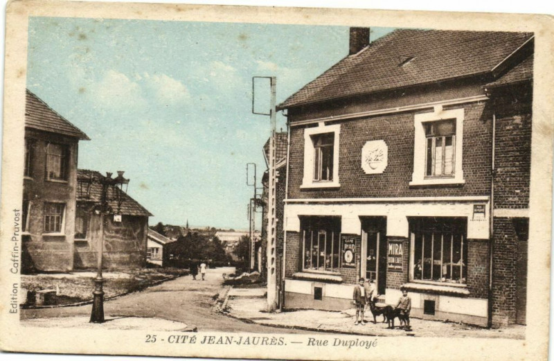Carte postale ancienne Cité Jean-Jaures - Rue Duployé