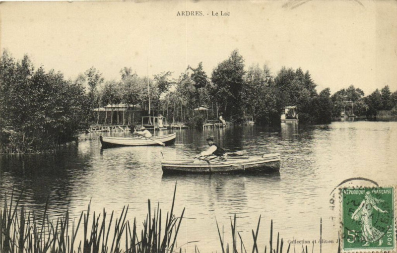 Carte postale ancienne Adres - La Lac