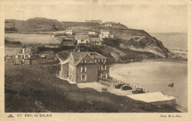 Carte postale ancienne Env. de Calais à Calais
