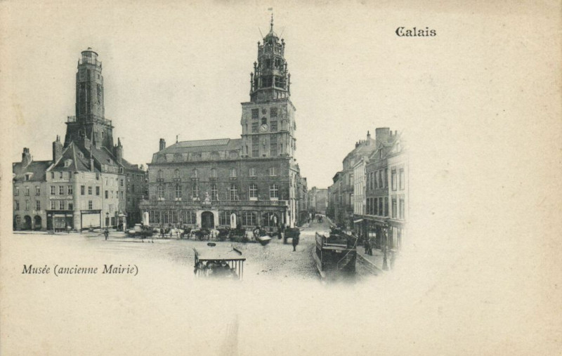 Carte postale ancienne Calais - Musée à Calais