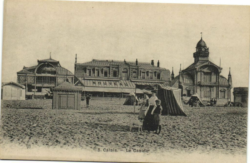 Carte postale ancienne Calais - Le Casino à Calais