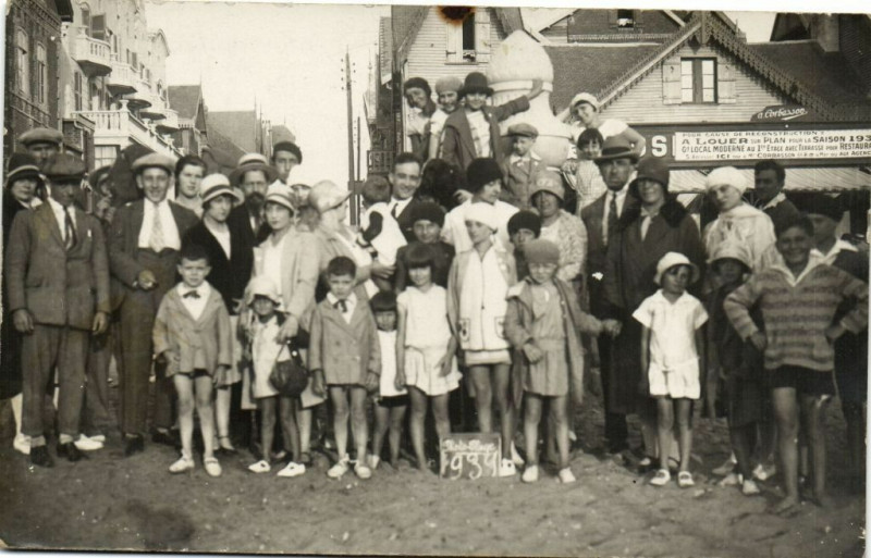 Carte postale ancienne Berck-Plage à Berck