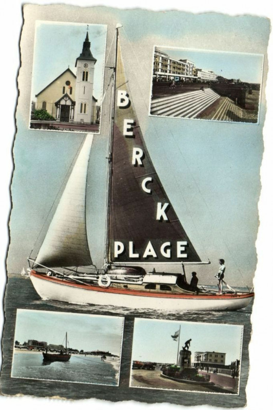 Carte postale ancienne Berck-Plage à Berck
