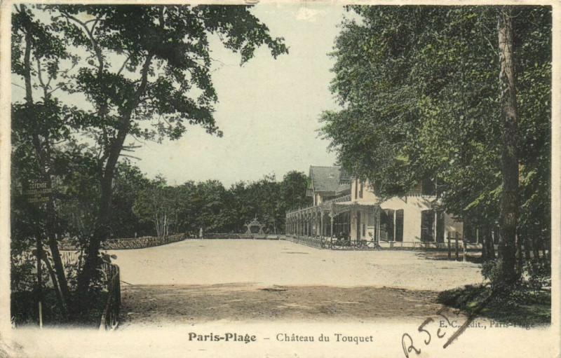 Carte postale ancienne Paris-Plage - Chateau du Touquet