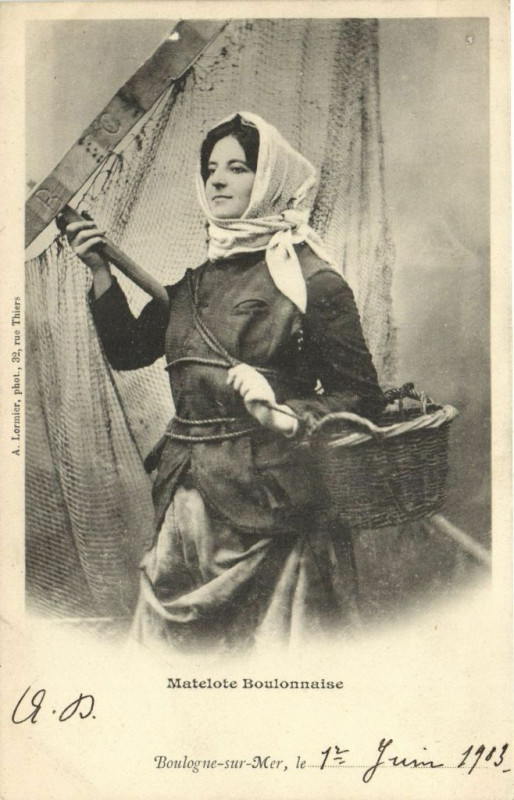 Carte postale ancienne Matelote Boulonnaise