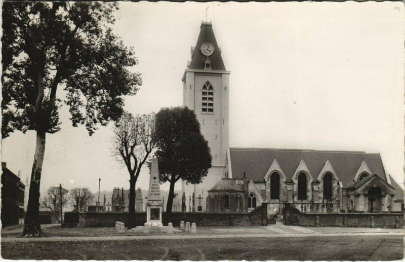 Carte postale ancienne Annappes - L'Eglise