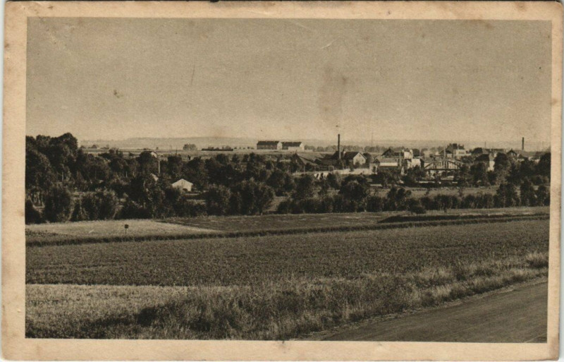 Carte postale ancienne Marcoing - Vue générale à Marcoing