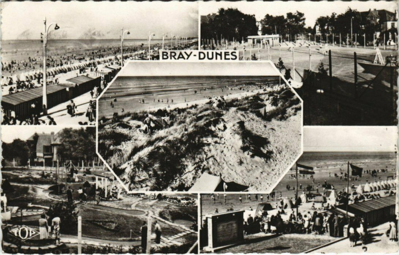 Carte postale ancienne Bray - Dunes à Bray-Dunes