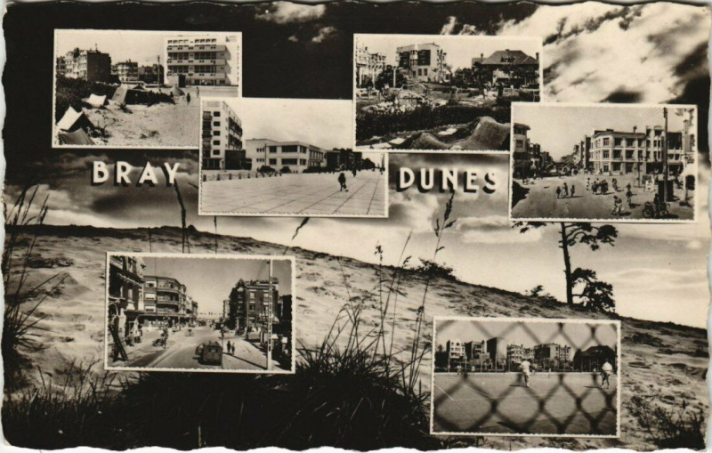 Carte postale ancienne Divers aspects de Bray-Dunes à Bray-Dunes