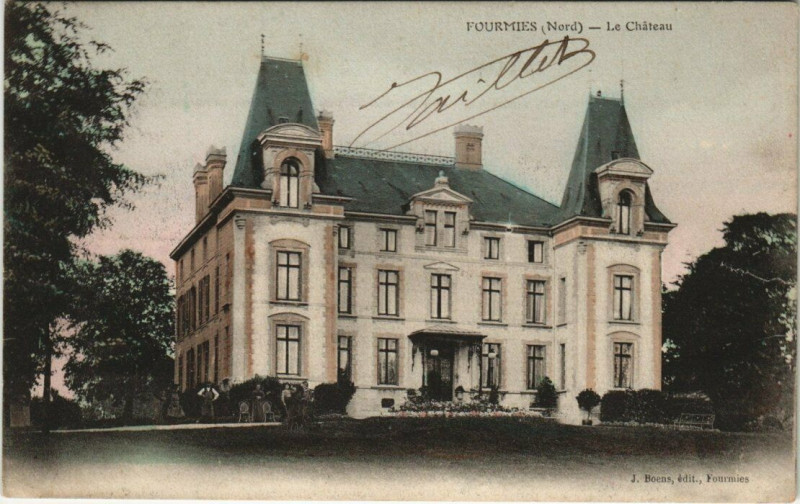 Carte postale ancienne Fourmies - Le Chateau à Fourmies
