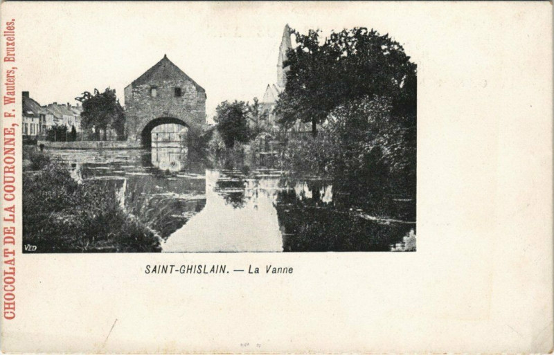 Carte postale ancienne Saint-Ghislain - La Vanne