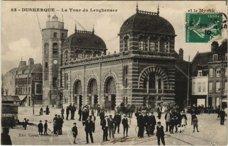 Carte postale ancienne Dunkerque - La Tour de Leughenaer à Dunkerque