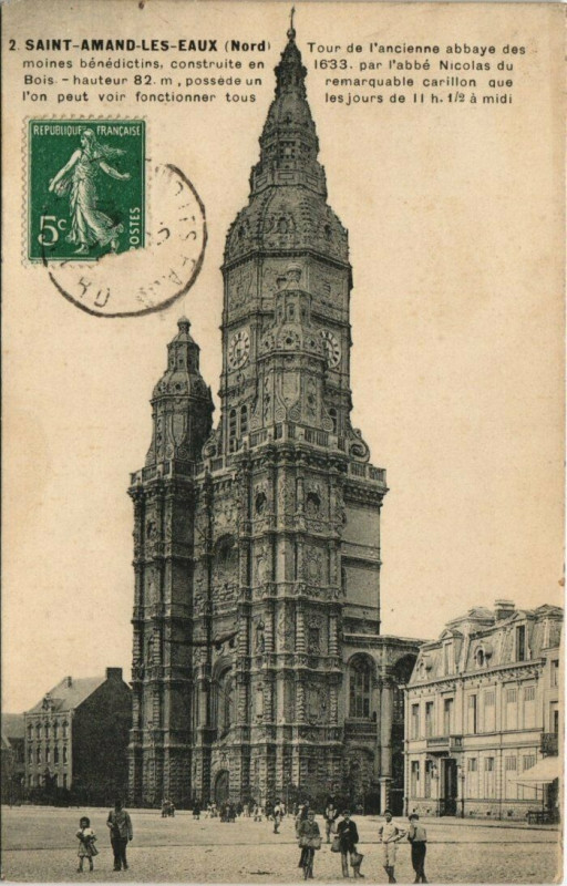 Carte postale ancienne Saint-Amand-Les-Eaux à Saint-Amand-les-Eaux