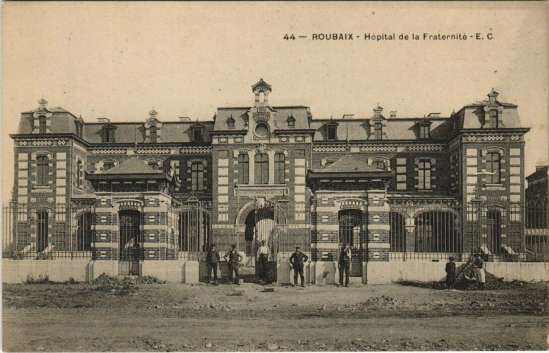 Carte postale ancienne Roubaix - Hopital de la Fraternite à Roubaix