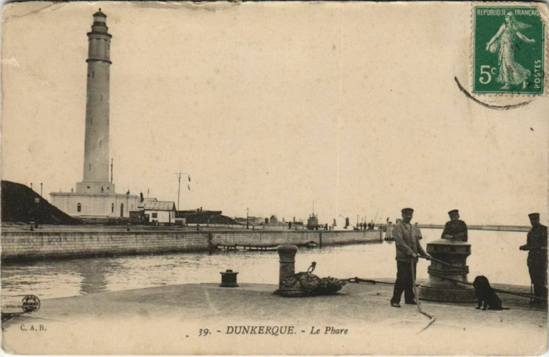 Carte postale ancienne Dunkerque - Le Phare à Dunkerque