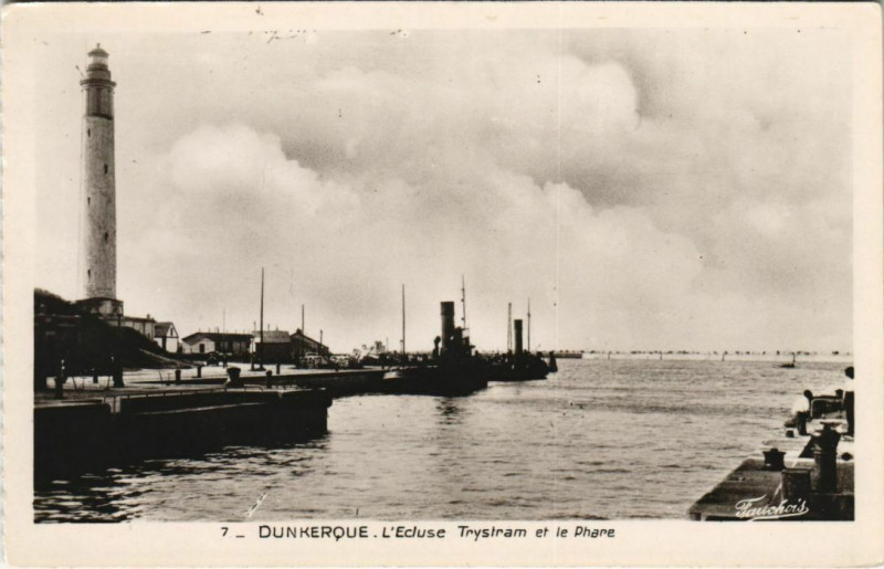 Carte postale ancienne Dunkerque - L'Ecluse à Dunkerque