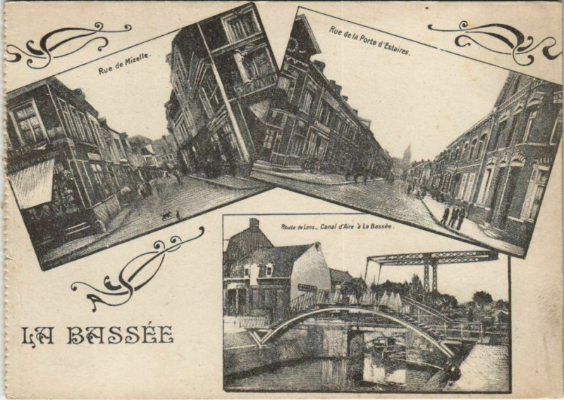 Carte postale ancienne La Bassee à La Bassée