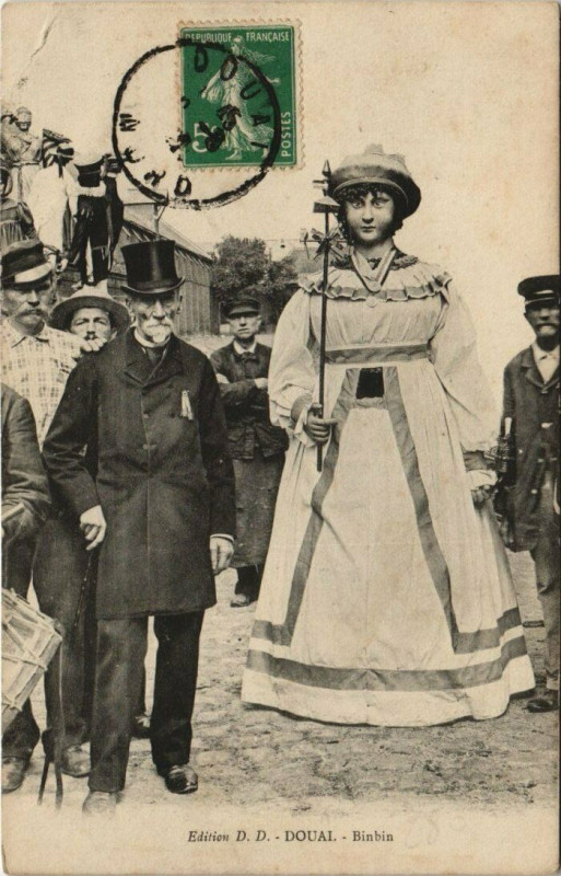 Carte postale ancienne Douai - Binbin à Douai