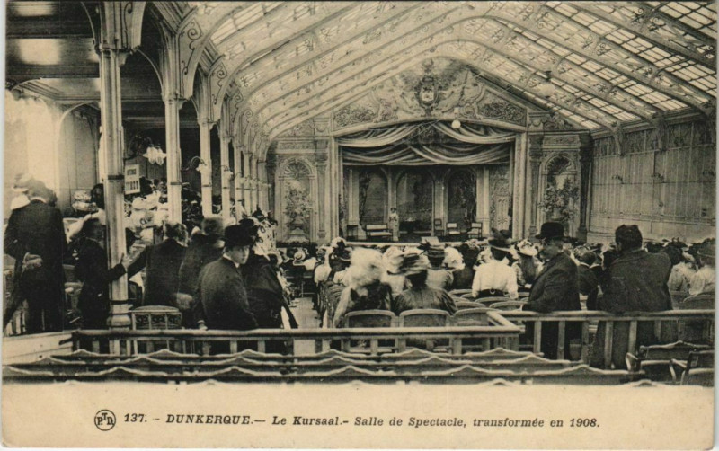 Carte postale ancienne Dunkerque - Le Kursaal à Dunkerque