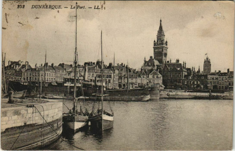 Carte postale ancienne Dunkerque - Le Port à Dunkerque