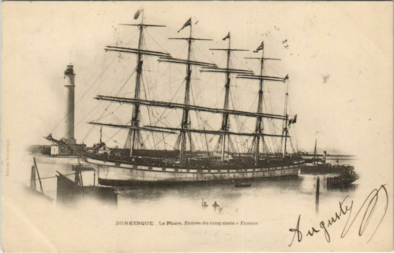 Carte postale ancienne Dunkerque - Le Phare à Dunkerque