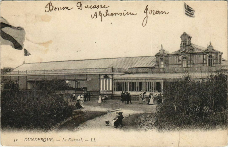 Carte postale ancienne Dunkerque - Le Kursaal à Dunkerque