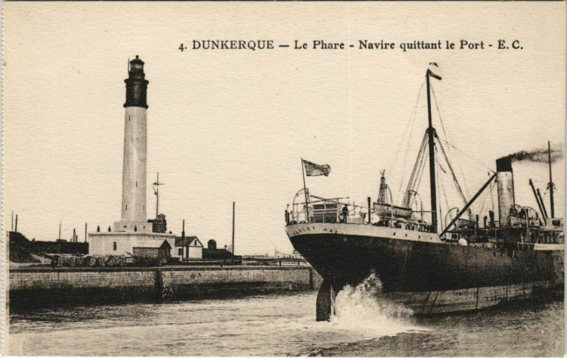 Carte postale ancienne Dunkerque - Le Phare à Dunkerque