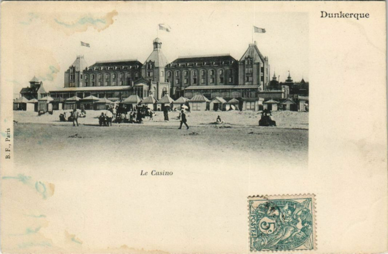 Carte postale ancienne Dunkerque - Le Casino à Dunkerque