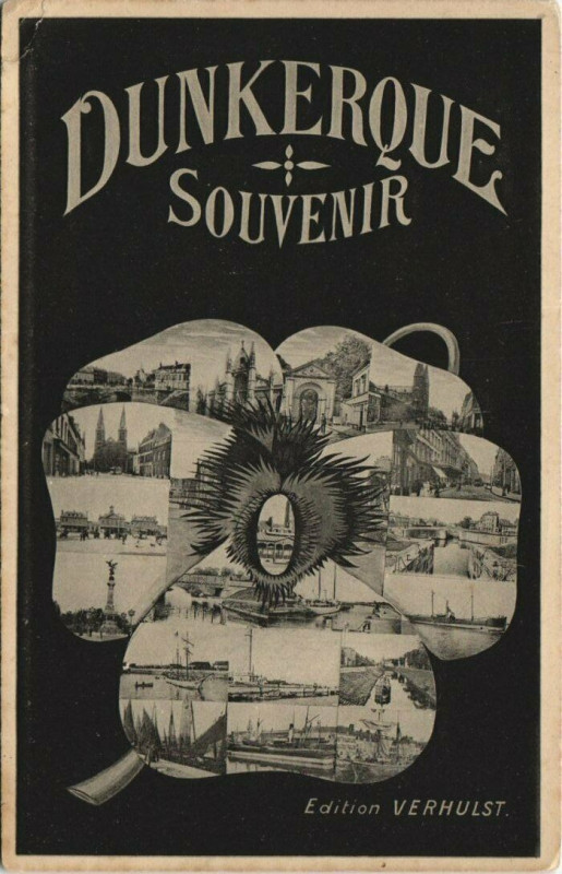 Carte postale ancienne Dunkerque - Souvenir à Dunkerque