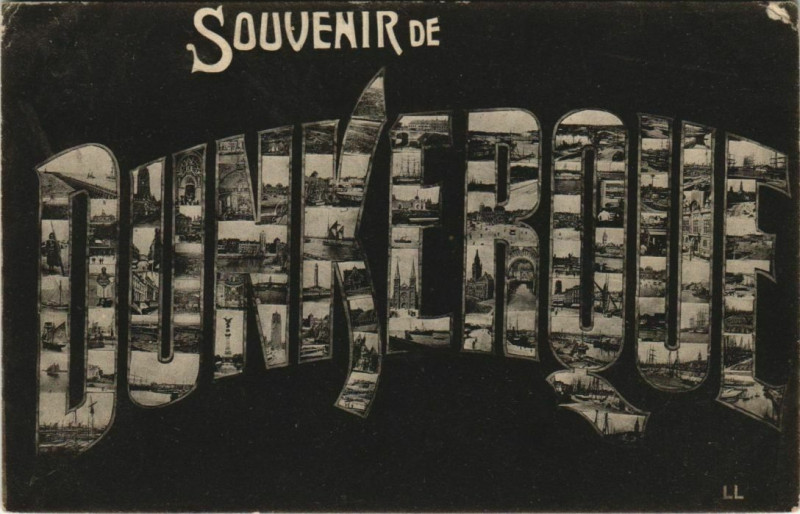Carte postale ancienne Souvenir de Dunkerque à Dunkerque
