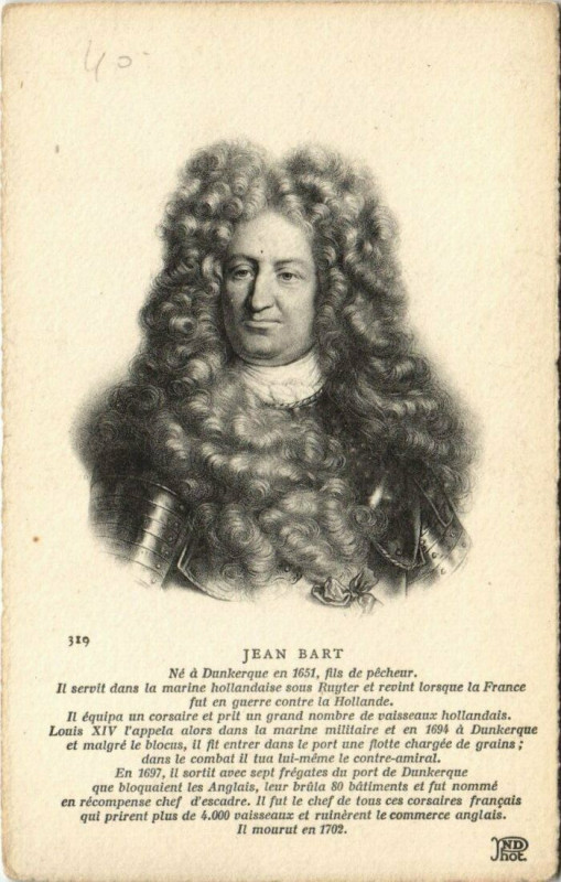 Carte postale ancienne Jean Bart
