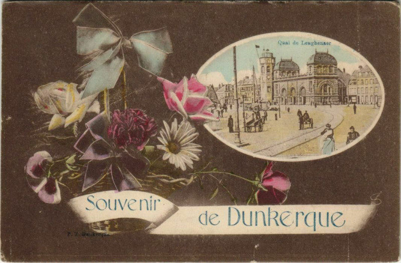 Carte postale ancienne Souvenir de Dunkerque à Dunkerque