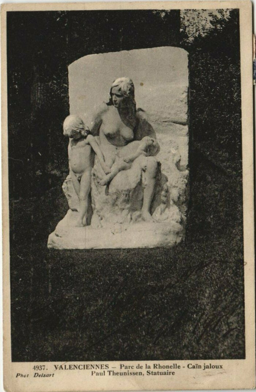 Carte postale ancienne Valenciennes - Parc de la Rhonelle à Valenciennes