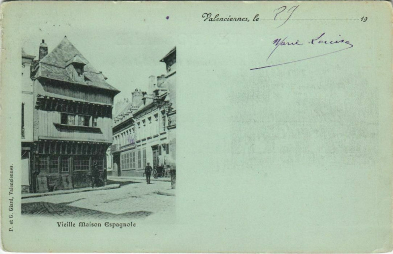 Carte postale ancienne Vieille Maison Espagnole