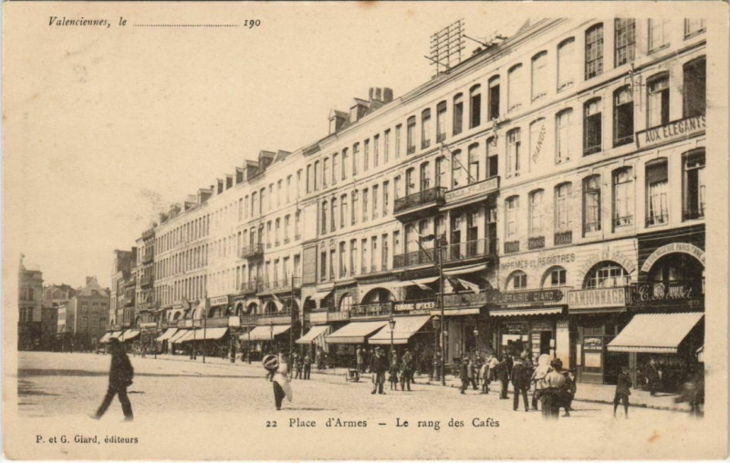 Carte postale ancienne Place d'Armes