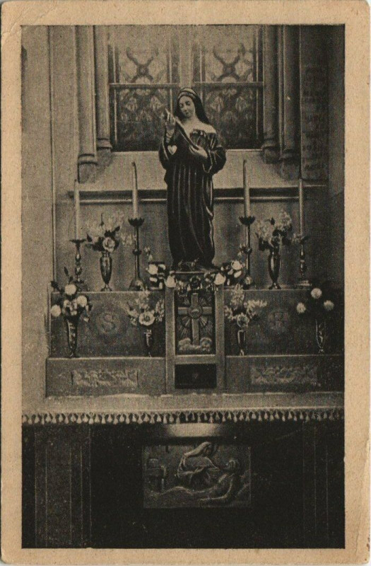 Carte postale ancienne Autel de Sainte-Rita - Vendeville à Vendeville