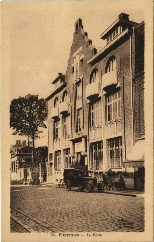 Carte postale ancienne Fourmies - La Poste à Fourmies