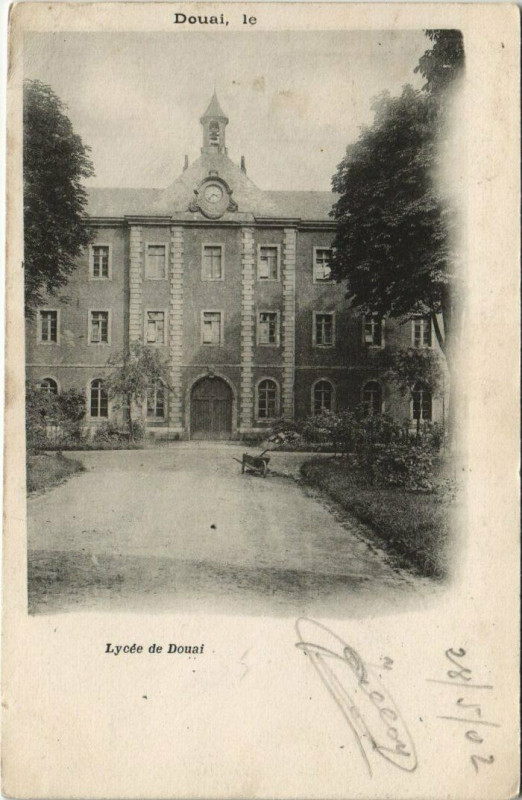 Carte postale ancienne Lycée de Douai à Douai