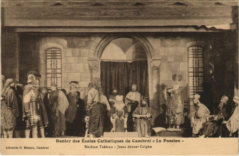 Carte postale ancienne Denier des Ecoles Catholliques de Cambrai à Cambrai