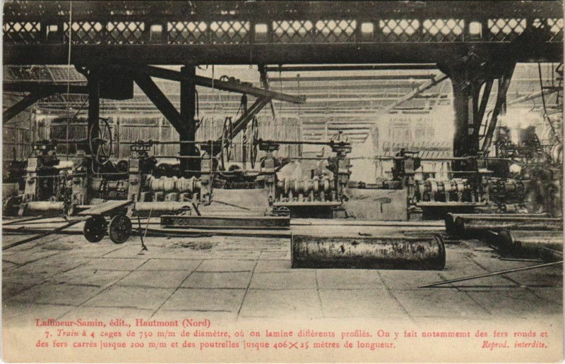 Carte postale ancienne Laffineur-Samin - Hautmont à Hautmont