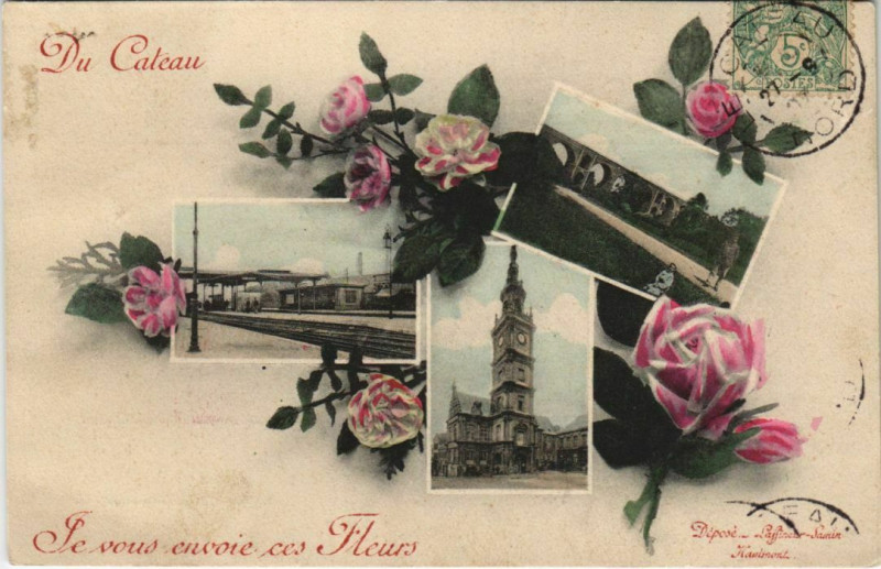 Carte postale ancienne Du Cateau