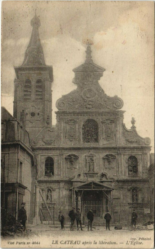 Carte postale ancienne Le Cateau - L'Eglise