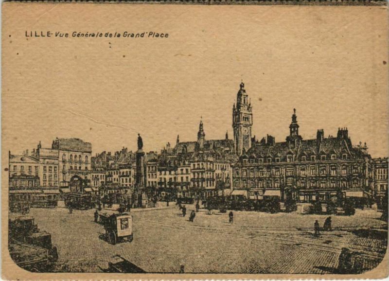 Carte postale ancienne Lille - Vue générale à Lille