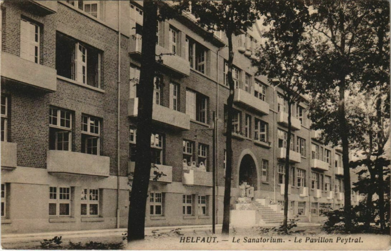 Carte postale ancienne Helfaut - Le Sanatorium