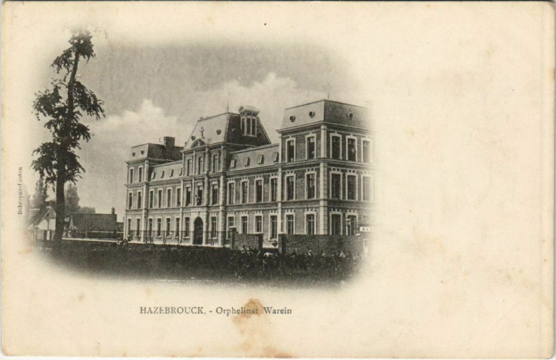 Carte postale ancienne Hazebrouck - Orphelinat Warein à Hazebrouck