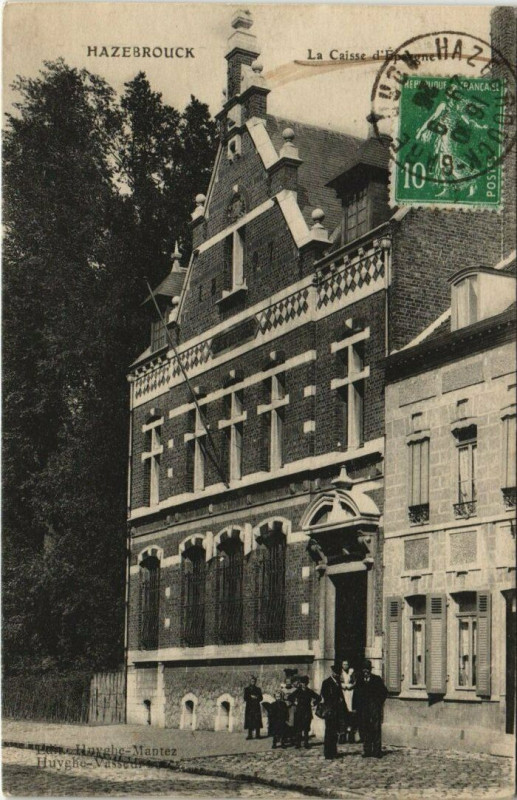 Carte postale ancienne Hazebrouck - La Caisse à Hazebrouck