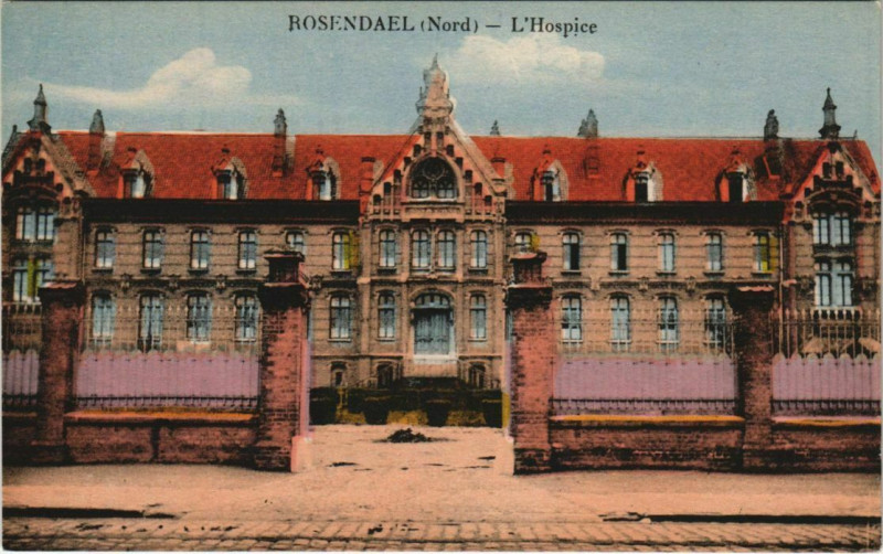 Carte postale ancienne Rosendael - L'Hospice