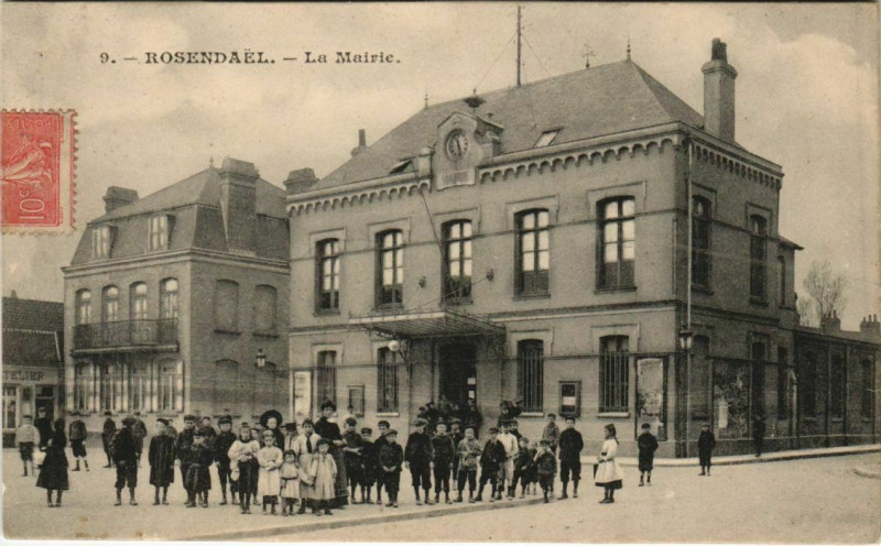 Carte postale ancienne Rosendael - La Mairie