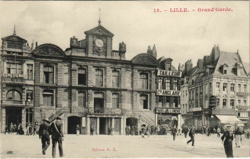 Carte postale ancienne Lille Grand' Garde à Lille