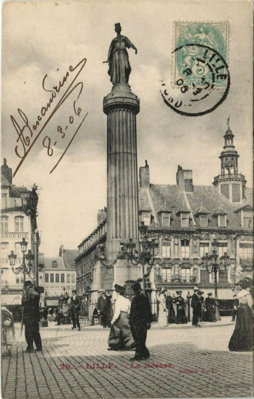 Carte postale ancienne Lille à Lille